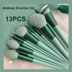 Makeup Brush Set With Case of 13 Pcs