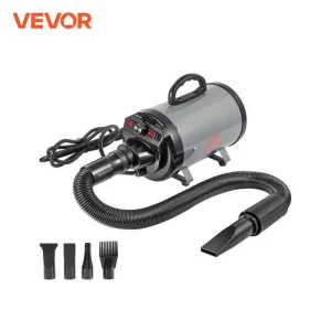 VEVOR 2000W/2.7HP Dog Blow Dryer Adjustable Speed Pet Hair Grooming