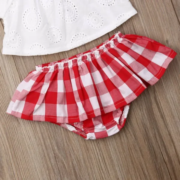 Newborn Baby Girl Clothes With Headband Outfit - Image 4